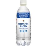 ７Ｐゼロサイダー トリプル５００ｍｌ セブンイレブン 食物繊維の働きにより“脂肪の吸収を抑える”“糖の吸収を抑える”“おなかの調子を整える“の３つの機能をもったカロリーゼロ、糖類ゼロ、脂質ゼロの炭酸飲料。