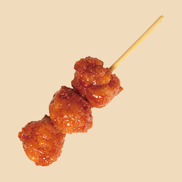 ヤンニョムチキン串 ファミリーマート 柔らかくジューシーな鶏もも肉を使用し、人気のヤンニョム味に仕上げた商品。
［数量限定］