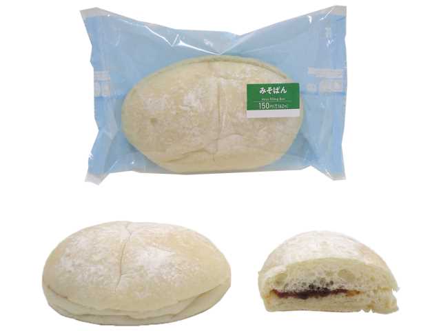 セブンイレブンのみそぱんを比較する。税込価格：162円、カロリー：278kcal、1円あたりカロリー：1.72kcal/円、たんぱく質：7.3g、1円あたりたんぱく質：0.05g/円、脂質：5.1g、炭水化物：51.5g、糖質：49.9g、食物繊維：1.6g、食塩相当量：1.8g。地域で食べ馴染みのある甘じょっぱい味噌だれが特長のみそぱんです。アレルギー：卵、乳、小麦。