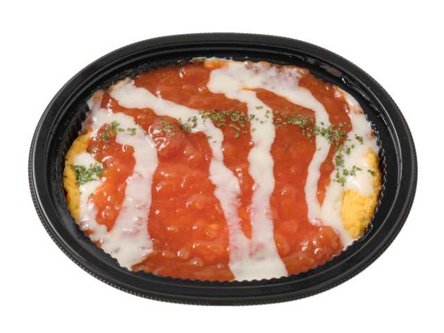 旨トマトチーズオムレツ セブンイレブン 旨味のあるトマトソースとチーズのコクが楽しめる、ふんわりとした食感のチーズオムレツ。