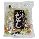 セブンイレブンの赤井 ミックスもやし。税込価格：108円。