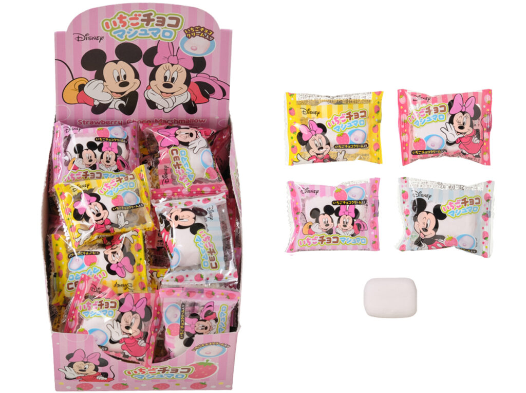 エイワ ミッキー＆ミニー いちごチョコマシュマロ セブンイレブン 商品画像