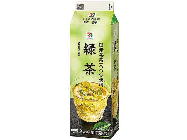 セブンイレブンの７プレミアム 緑茶 １Ｌを比較する。税込価格：160円、カロリー：0kcal、1円あたりカロリー：0.00kcal/円、たんぱく質：0g、1円あたりたんぱく質：0.00g/円、脂質：0g、炭水化物：0g、糖質：0g、食物繊維：0g、食塩相当量：0g。秋冬番茶と深蒸し煎茶をブレンドした緑茶です。アレルギー：なし。