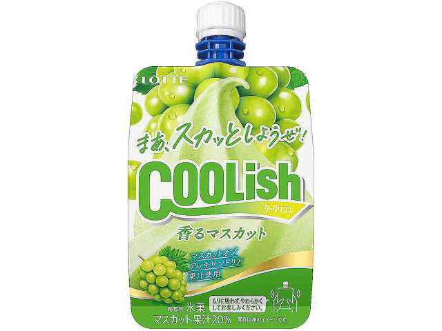 セブンイレブンのロッテ クーリッシュ 香るマスカットを比較する。税込価格：194円。アレルギー：乳。