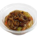 かつお節の効いた なめこおろし セブンイレブン 醤油で漬けたなめことかつおだしの効いた大根おろしを組み合わせ、お酒のおつまみやご飯のお供にも合う味わいに仕立てました。