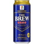 セブンイレブンの７プレミアム ザ・ブリュー ５００ｍｌを比較する。税込価格：231円、カロリー：44kcal、1円あたりカロリー：0.19kcal/円、たんぱく質：0.3g、1円あたりたんぱく質：0.01未満g/円、脂質：0g、炭水化物：3.3g、糖質：3.2g、食物繊維：0.1g、食塩相当量：0g。過去最大量の厳選麦芽使用による、しっかりとした麦のうまみ。