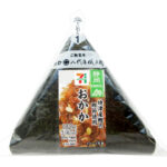 セブンイレブンの手巻おにぎり おかか 焼津産鰹の鰹節使用を比較する。税込価格：197円、カロリー：178kcal、1円あたりカロリー：0.91kcal/円、たんぱく質：4.5g、1円あたりたんぱく質：0.02g/円、脂質：1g、炭水化物：38.7g、糖質：36.7g、食物繊維：2g、食塩相当量：1.1g。焼津産鰹の鰹節を使用したおかかを中具にした、パリッとした海苔を巻いて食べる手巻おにぎりです。アレルギー：小麦。