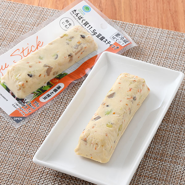 ファミリーマート たんぱく質11.5g 豆腐スティック 蓮根と枝豆