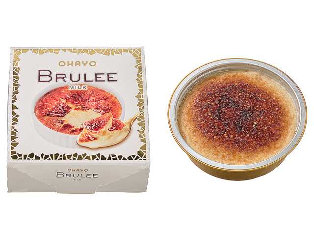 セブンイレブンのオハヨー乳業 ブリュレ ミルクを比較する。税込価格：419円。アレルギー：卵、乳。