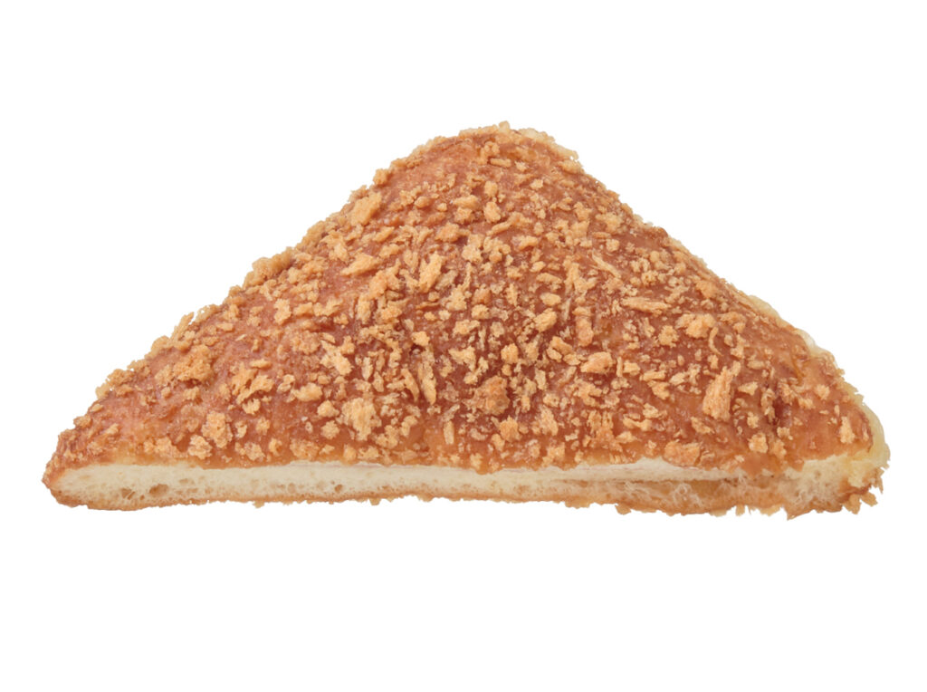 セブンイレブンのハムチーズ揚げパンを比較する。税込価格：181円、カロリー：275kcal、1円あたりカロリー：1.52kcal/円、たんぱく質：6.3g、1円あたりたんぱく質：0.03g/円、脂質：15.9g、炭水化物：27.1g、糖質：26.2g、食物繊維：0.9g、食塩相当量：1.1g。こんがりと揚げたパン生地に、ハムとチーズを挟んだ惣菜パンです。アレルギー：卵、乳、小麦。