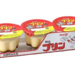 セブンイレブンの明治おやつプリンを比較する。税込価格：181円。アレルギー：卵、乳。
