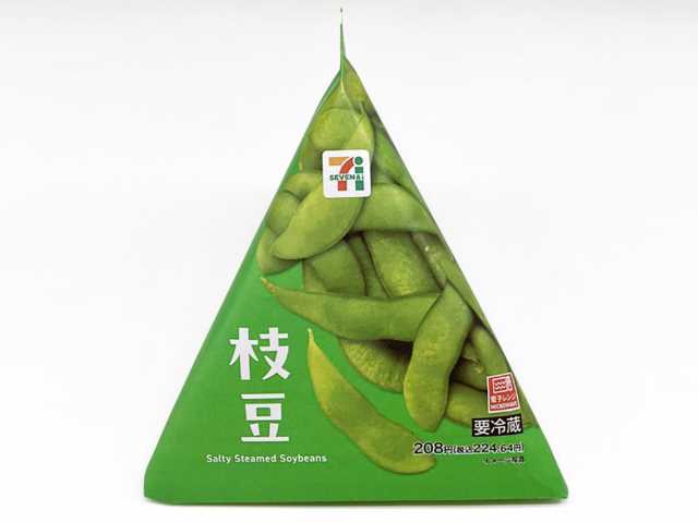 枝豆 セブンイレブン 枝豆はふっくらな食感に仕上げ、豆の甘みと塩味が楽しめる商品。