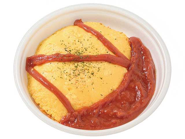 セブンイレブンのチキンオムライスを比較する。税込価格：538円、カロリー：532kcal、1円あたりカロリー：0.99kcal/円、たんぱく質：18.9g、1円あたりたんぱく質：0.04g/円、脂質：20.3g、炭水化物：70g、糖質：66.8g、食物繊維：3.2g、食塩相当量：4.9g。チキンライスとふんわりとした玉子をトマトソースで味わうオムライスです。アレルギー：卵、乳、小麦。
