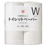 セブンイレブンの７ＴＰリサイクルトイレットペーパーダブル４Ｒを比較する。税込価格：185円。