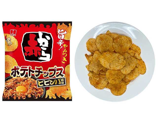 ひざつき 赤からポテトチップス ビビンバ風味 セブンイレブン 商品画像