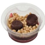 アサイーヨーグルト チョコバナナ入り セブンイレブン アサイーとヨーグルトを合わせ、食べ応えのあるグラノーラとチョコバナナを一緒に召し上がっていただく商品。