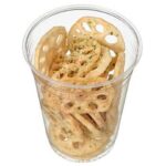 セブンイレブンのレンコンのり塩チップを比較する。税込価格：268円、カロリー：251kcal、1円あたりカロリー：0.94kcal/円、たんぱく質：2.3g、1円あたりたんぱく質：0.01g/円、脂質：18g、炭水化物：23g、糖質：17.1g、食物繊維：5.9g、食塩相当量：0.6g。スライスしたレンコンチップに、青のりと塩を合わせたやみつきになる味わいです。アレルギー：小麦。
