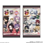 ファミリーマートのにふぉるめーしょん 『刀剣乱舞ONLINE』 シールウエハース3。税込価格：148円。にふぉるめーしょん『刀剣乱舞ONLINE』シールウエハースの第3弾が発売です。 全種オリジナル描き起こしイラストを使用。 祝装レアはキラキラ輝くホログラムに箔押しの豪華仕様。 またウルトラレア、今弾より収録される新レアリティの内番レアのシールはホログラムにエンボス加工の高級感ある仕様です。 【種類数】 シール1枚（全35種/うちシークレット2種） ココアクリーム味ウエハース１枚。