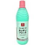 セブンイレブンの７ＴＰキッチンブリーチ ６００ｍｌ。税込価格：97円。