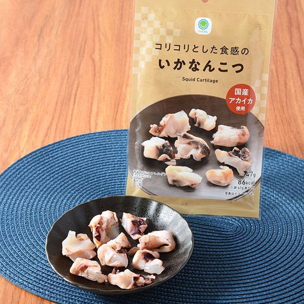 ファミリーマートのコリコリとした食感のいかなんこつを比較する。税込価格：378円。まろやかな甘酢仕立ての、コリコリとした食感が楽しめるいかなんこつです。
