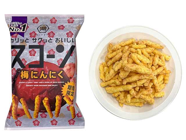 湖池屋 スコーン 梅にんにく セブンイレブン 商品画像