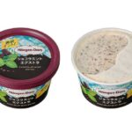 セブンイレブンのハーゲンダッツ ミニカップ ショコラミントエクストラを比較する。税込価格：373円。アレルギー：卵、乳。