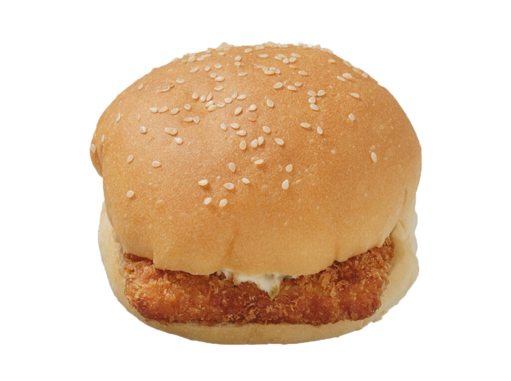 セブンイレブンのさっぱりタルタルソースのフィッシュバーガーを比較する。税込価格：268円、カロリー：504kcal、1円あたりカロリー：1.88kcal/円、たんぱく質：12.2g、1円あたりたんぱく質：0.05g/円、脂質：30.9g、炭水化物：45.6g、糖質：42.8g、食物繊維：2.8g、食塩相当量：2.6g。しっとり、ふんわりとしたバーガー生地に、白身魚フライとさっぱりしたタルタルソースをサンドした惣菜パンです。アレルギー：卵、乳、小麦。