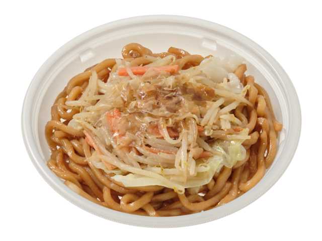 セブンイレブンのちゅるもち麺の醤油焼うどんを比較する。税込価格：583円、カロリー：575kcal、1円あたりカロリー：0.99kcal/円、たんぱく質：15.3g、1円あたりたんぱく質：0.03g/円、脂質：11.9g、炭水化物：105.6g、糖質：97.5g、食物繊維：8.1g、食塩相当量：6g。醤油と出汁で炒めた、香ばしくもちもち食感の麺が特長の焼うどんです。アレルギー：卵、小麦。
