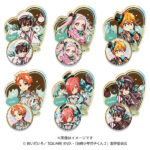 【ファミマオンライン限定】TVアニメ『地縛少年花子くん２』オーロラアクリルスタンド＆缶バッジセット チョコミントver. ファミリーマート TVアニメ『地縛少年花子くん２』のチョコミントをテーマにした描き下ろしイラストを使用した、オーロラ素材のアクリルスタンドと缶バッジのセット。
【種類数】
6種
・花子くん
・八尋寧々
・源 光
・蒼井 茜（時計守）
・ミツバ
・つかさ
【サイズ】
・アクリルスタンド
（本体）約H100mm×W100mm×D3mm内
（台座）約直径42mm
※キャラクターによりサイズ差あり
・缶バッジ
（本体）約直径56mm
【素材】
・アクリルスタンド
アクリル
・缶バッジ
ブリキ、PET
【申込期間】
2026年5月19日（火）10：00～7月20日（月）23：59
【受取期間】
2026年10月30日（金）10：00～11月12日（木）
※上記期間内に受け取り。