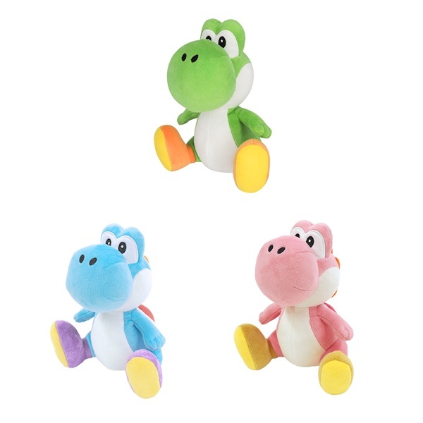 スーパーマリオ ALL STAR COLLECTION ヨッシーぬいぐるみ ファミリーマート 細部までこだわったふわふわな手触りのぬいぐるみシリーズ。
Sサイズのヨッシーのぬいぐるみ。
【本体サイズ】
約W135mm×D155mm×H200mm