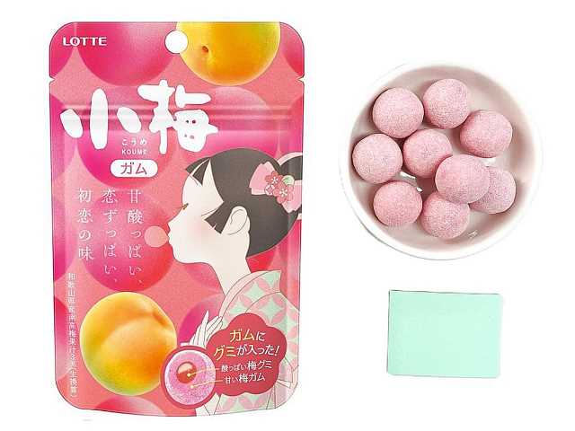 ロッテ 小梅ガム グミ入り セブンイレブン 商品画像