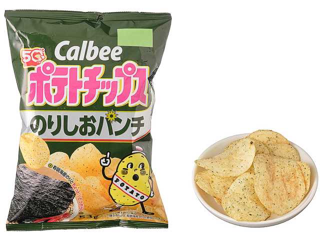 カルビーポテトチップス のりしおパンチ セブンイレブン 商品画像