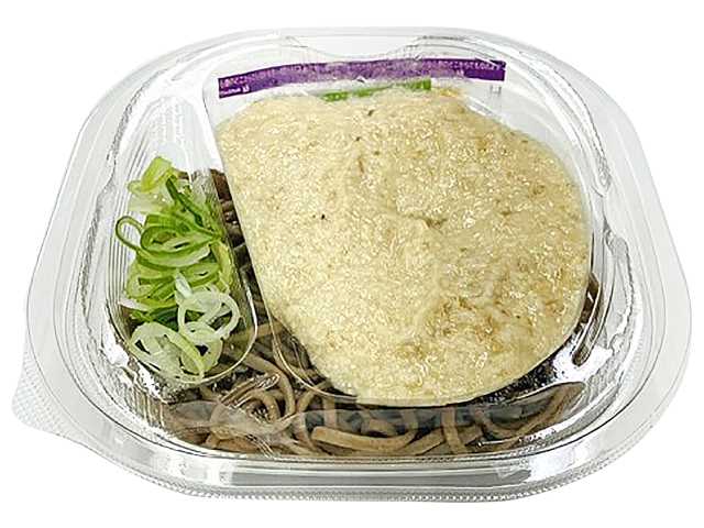 セブンイレブンのだし割り皮付きななこいもとろろの田舎そばの商品画像