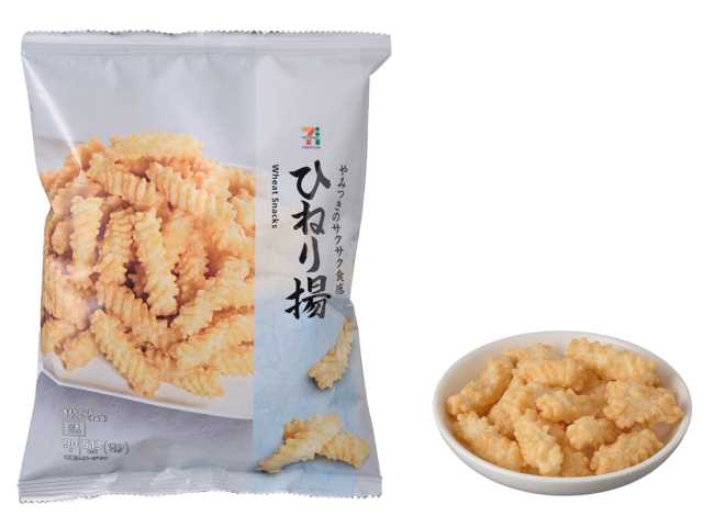 セブンイレブンの７プレミアム ひねり揚を比較する。税込価格：149円、カロリー：513kcal、1円あたりカロリー：3.44kcal/円、たんぱく質：4.9g、1円あたりたんぱく質：0.03g/円、脂質：34g、炭水化物：47.5g、糖質：46.1g、食物繊維：1.4g、食塩相当量：2g。サクサクとした食感。塩のうま味が広がります。アレルギー：小麦。