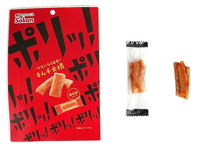 壮関 ポリッ！ポリッ！キムチ大根 ２５ｇ セブンイレブン 商品画像