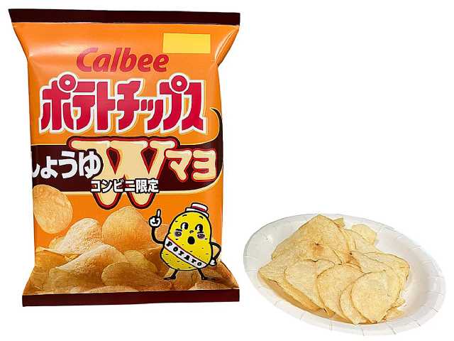 カルビーポテトチップス しょうゆＷマヨ セブンイレブン 商品画像