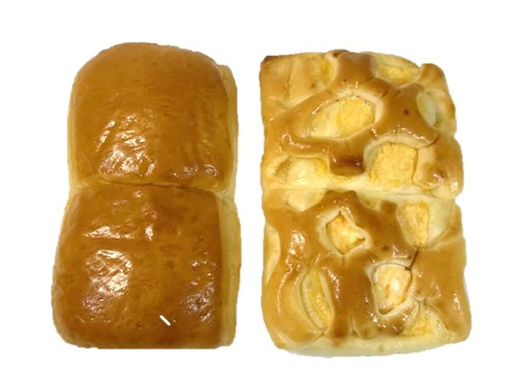 ７プレミアム ハムマヨネーズ＆たまごパン ２個入 セブンイレブン 生地にハムとマヨネーズ、たまごフィリングをそれぞれ包んで焼き上げた、２種類の味わいを楽しめる商品です。
