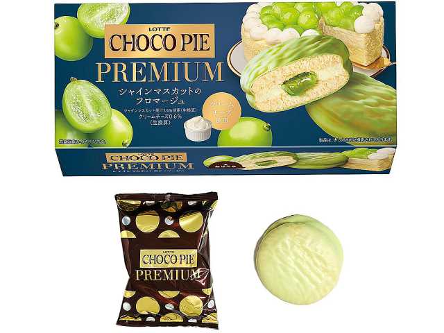 チョコパイプレミアム シャインマスカットのフロマージュ セブンイレブン 商品画像