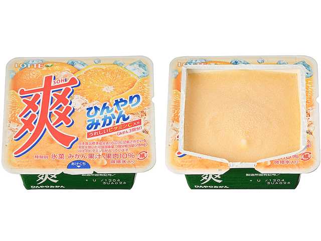 ロッテ 爽 ひんやりみかん セブンイレブン 商品画像
