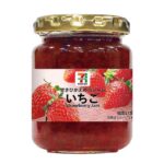 セブンイレブンの７プレミアム いちごジャム １５０ｇ。税込価格：257円。品種の違ういちごをバランスよく配合し、果実感、色彩、風味すべてにこだわったジャムです。
