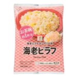 セブンイレブンの７プレミアム 海老ピラフを比較する。税込価格：181円、カロリー：240kcal、1円あたりカロリー：1.32kcal/円、たんぱく質：5g、1円あたりたんぱく質：0.03g/円、脂質：3.6g、炭水化物：47.3g、糖質：46.5g、食物繊維：0.8g、食塩相当量：1.7g。海老とブイヨンのうま味が味わえる海老ピラフです。アレルギー：乳、えび、かに。