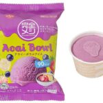 セブンイレブンの完全メシ アサイーボウルアイスを比較する。税込価格：300円。アレルギー：乳。