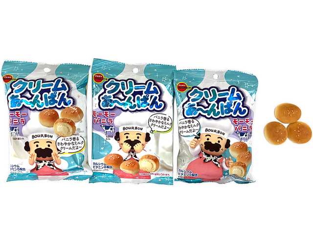 ブルボン クリームあ～んぱんモーモーバニラ セブンイレブン 商品画像