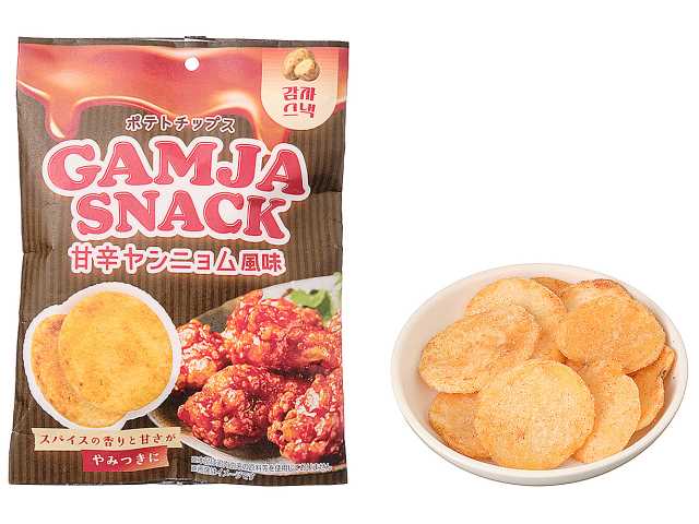 ｕｋｋａ カムジャスナック 甘辛ヤンニョム風味 セブンイレブン 商品画像