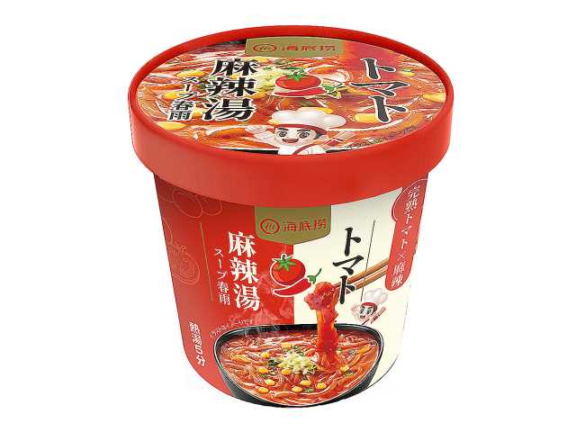 海底撈 トマト麻辣湯スープ春雨 セブンイレブン 商品画像