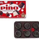 セブンイレブンの森永 ピノを比較する。税込価格：194円。アレルギー：乳。
