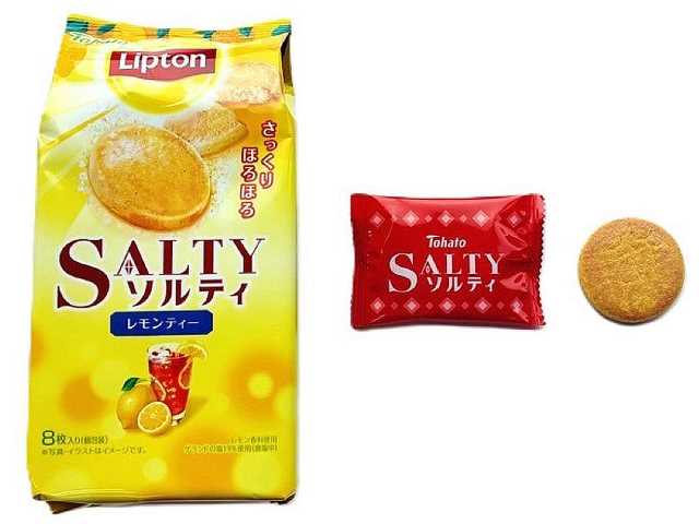 東ハト ソルティ リプトンレモンティー セブンイレブン 商品画像