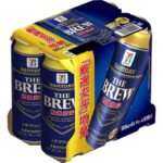セブンイレブンの７Ｐ ザ・ブリュー マルチパック ５００ｍｌを比較する。税込価格：1,386円、カロリー：44kcal、1円あたりカロリー：0.03kcal/円、たんぱく質：0.3g、1円あたりたんぱく質：0.01未満g/円、脂質：0g、炭水化物：3.3g、糖質：3.2g、食物繊維：0.1g、食塩相当量：0g。過去最大量の厳選麦芽使用による、しっかりとした麦のうまみ。