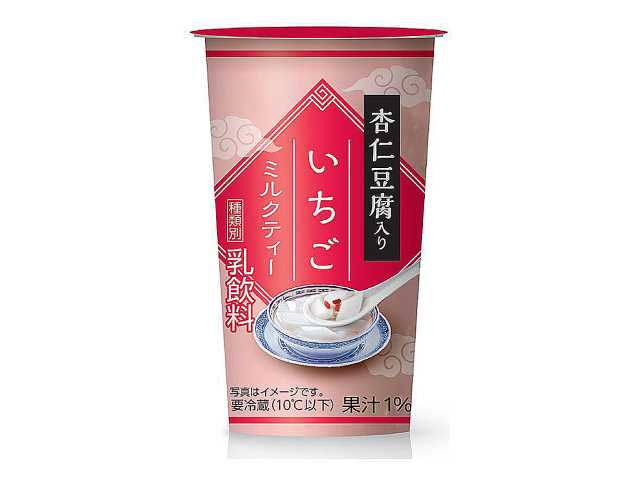 安曇野 杏仁豆腐入りいちごミルクティー ２１０ｇ セブンイレブン 商品画像