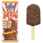 セブンイレブンのアメリカンバーマカダミア＆バタースコッチを比較する。税込価格：194円。アレルギー：乳。